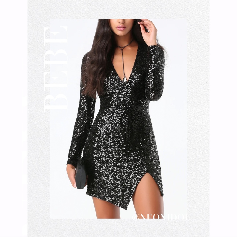 Bebe Sequin Dress